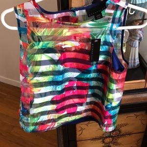 NWT Floral crop top